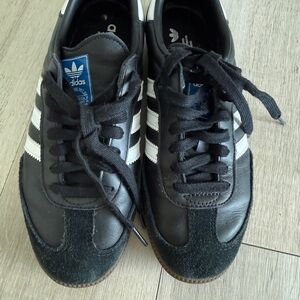 Adidas Samba Black Sneakers with White Stripes